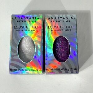 Anastasia Beverly Hills Loose Glitter Duo - White & Purple Sparkle
